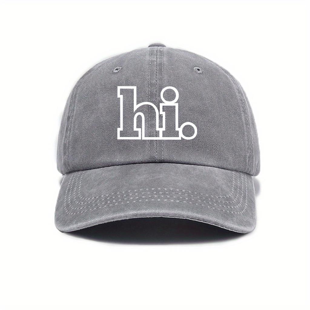 Urban daily personalized trend versatile baseball cap for both men and women,spring and summer urban design printed duckbill cap