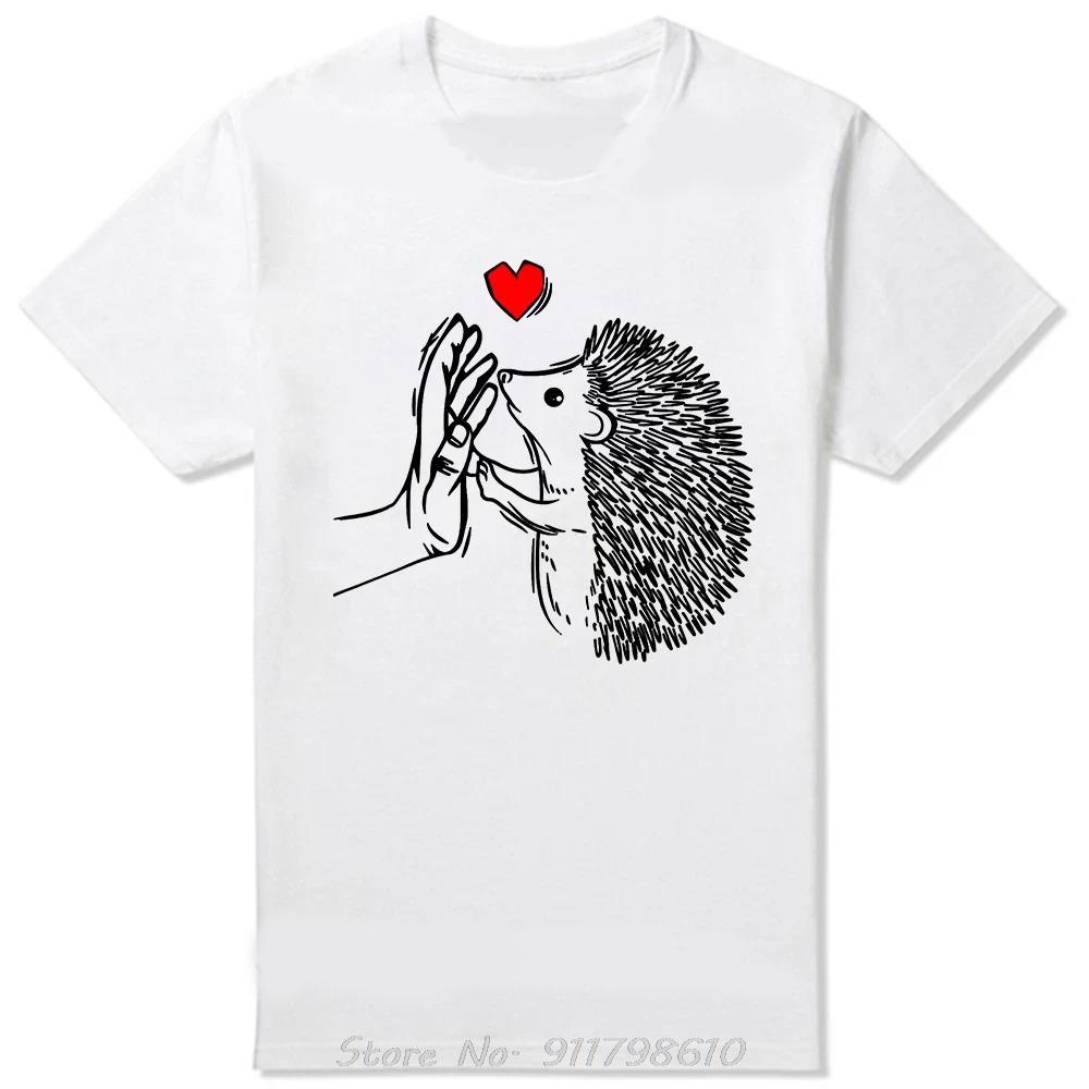 Men's Clothing Hedgehogs Pocket Animal Hedgehog Classic Oversized T-shirt Summer Cotton Tshirt Birthday Gifts Fitness T Shirt