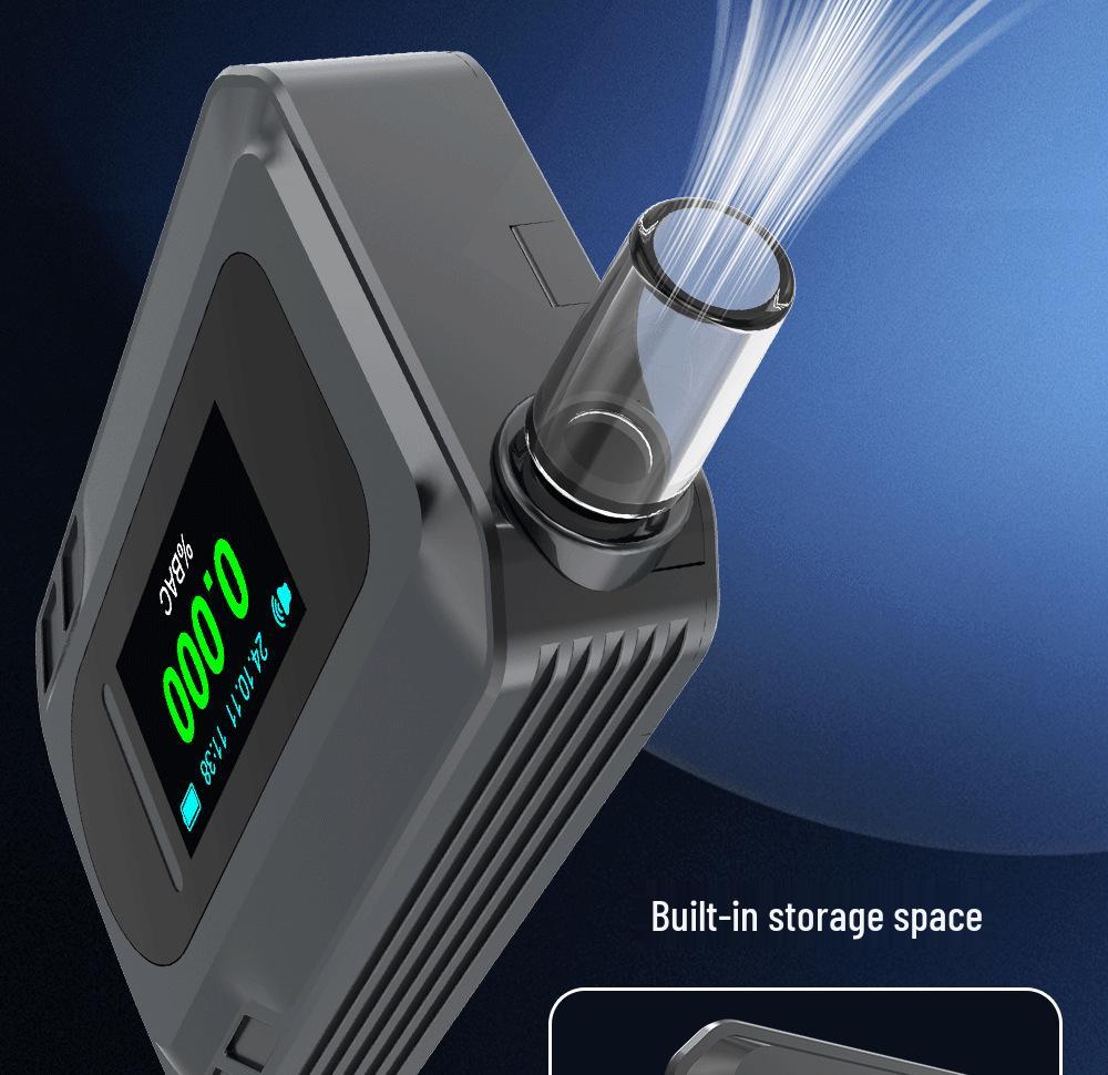 Compact Personal Breathalyzer - Portable Alcohol Tester for Home Use