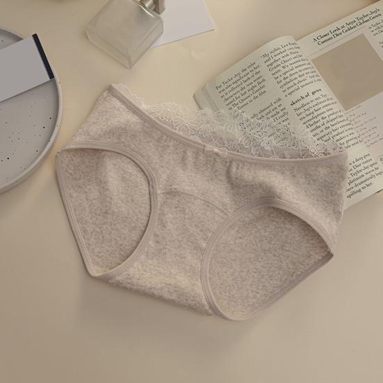 Women Cotton Underwear Mid Rise Seamless Cheeky Hipster Panties Soft Stretch Sexy Lace Bikini Briefs