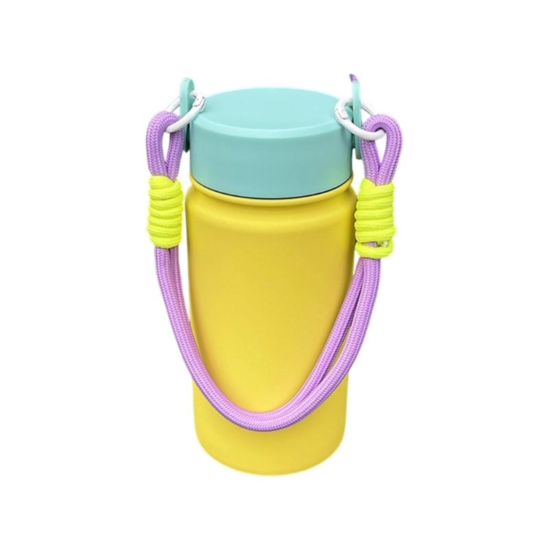 Thermosbekers 350ml Draagbaar Ontwerp met Handvat Lekvrij Geïsoleerde Tumblers Voor Sportschool Kantoor Dagelijks Gebruik