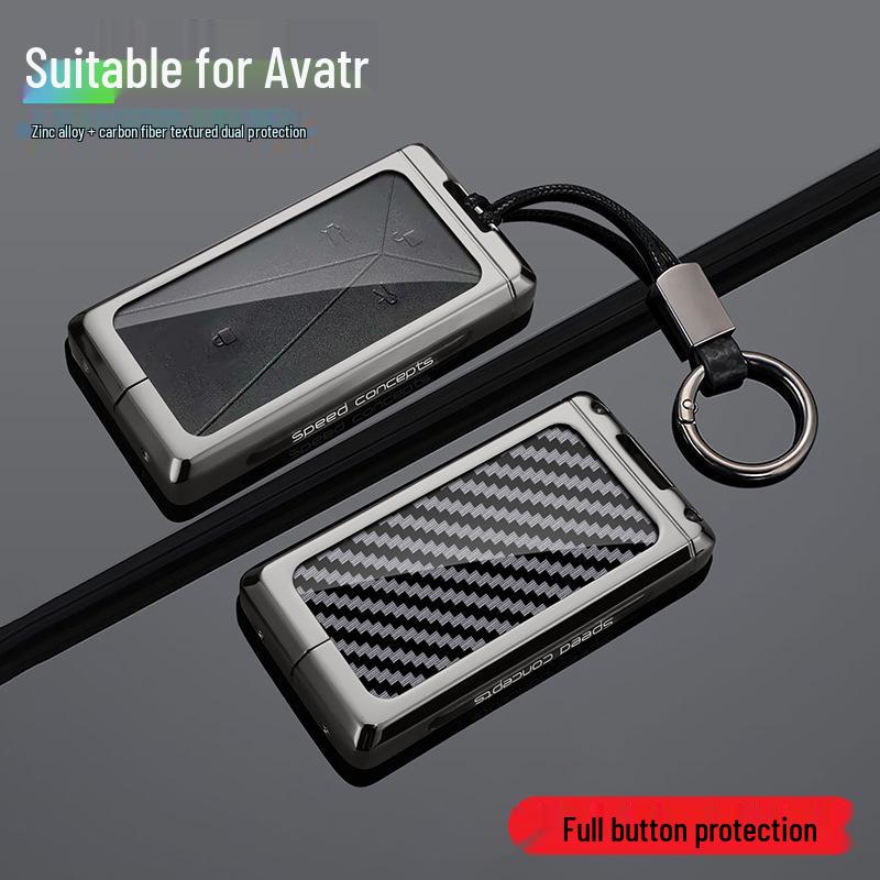 AVATR 11/12 Metal Key Cover & Decorative Buckle for Men and Women