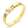 OEM/ODM Custom Logo Trendy Stainless Steel Bangle Belt Buckle Style
