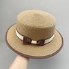 WTEMPO Sombreros de Pescador Plegables Casuales para Exteriores de Viaje con Lazo de Color Sólido para Mujer, Transpirables, Protección Solar