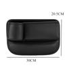 Front Left Seat Gap Storage Box Console Side Seat Filler Organizer w/Cup Holder