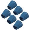 6PCS Modern Simple Lampshade Cloth Lampshade for Crystal Clip On Chandelier Wall Lamp Blue