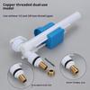 1Pc G3/8 G1/2 Inch Connection Cistern Toilet High Pressure Side Inlet Valve Toilet Drain Valve Cistern Filling Valve