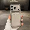 Luxus Weiche Kartenhülle Klare Handyhülle Für iPhone 17 Pro 16 15 14   11 17 Pro Max 16 Plus Air Transparenter TPU Stoßfänger Hülle