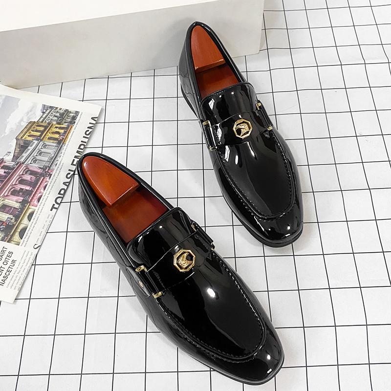 

Fashion Size 38-47 Classic Men Loafers Luxurious Casual Comfortable Fashionable Small Leather Shoes Business Office Brand Shoes Men 47