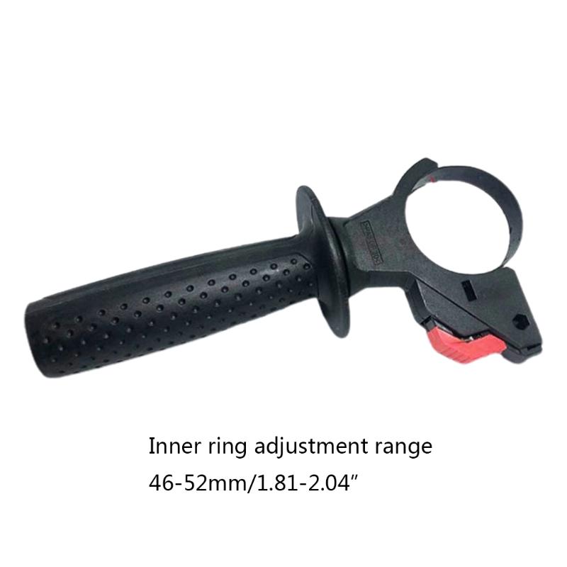 Adjustable Electric Hammers Handle 210mm Long Inner Ring 46- 52mm Impact Handle of Impact Drill Hammers Accessories