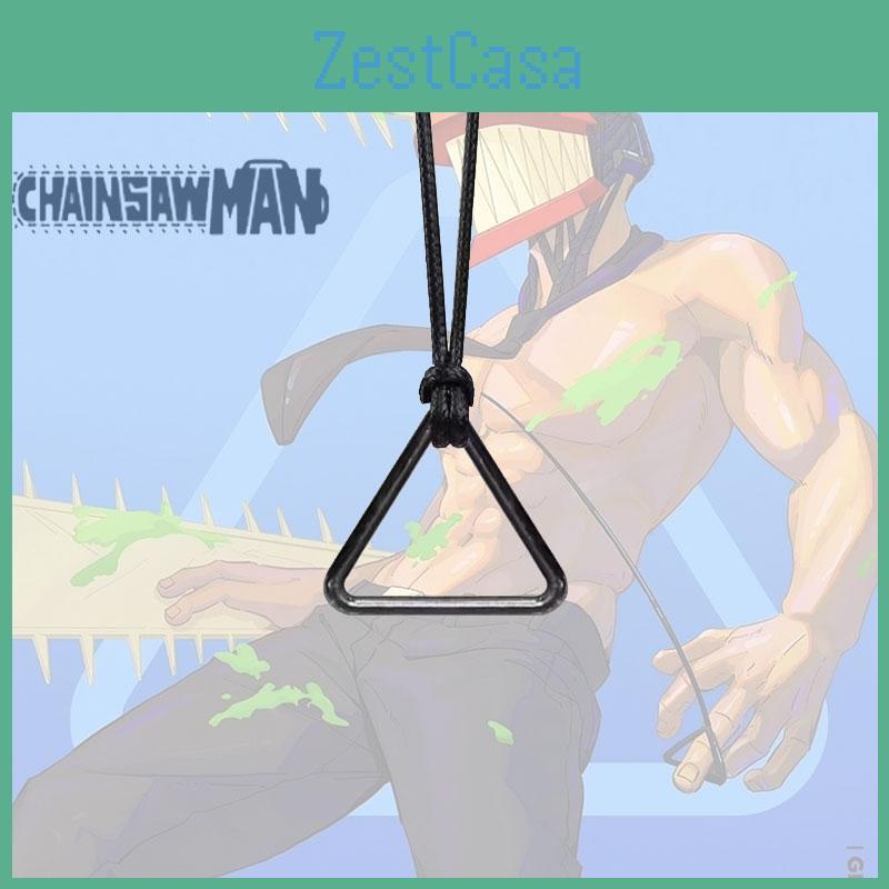Stilvolle Anime Chainsaw Man Halskette mit Verwandlungs-Requisite Schmuck für Fans Sammlung