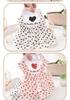 Spring & Autumn Pet Heart Maid Dress Skirt - Breathable Dog Outfit for Outdoors