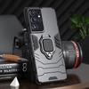 360° Rotating Metal Bracket Phone Cases For Samsung Galaxy S25 S24 S23 S22 S21 S20 Ultra Plus FE Ring Car Magnetic Hard PC Cover