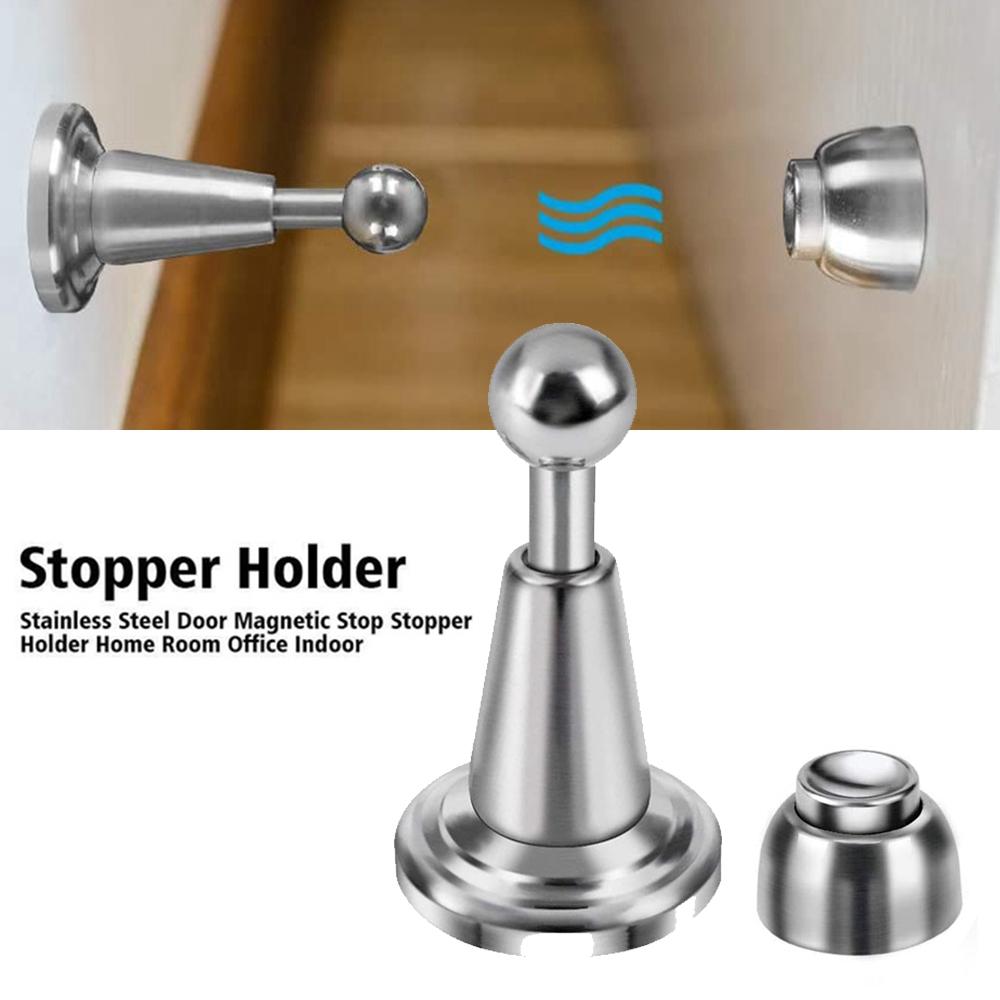 Hold Open Toilet Soft Catch With Screws Magnetic Home Hardware Door Stopper Catch  Floor Door Stops
