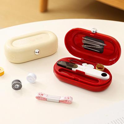 Hand Sewing Kit Magnetic Portable Multi-Purpose Small Sewing Set For Beginners Indoor Outdoor Travel DIY Crafting Quilts Bags