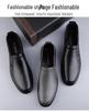 Men's Spring Loafers: Formal Leather Slip-on, Low-top Casual Driving Shoes, Top Layer Cowhide