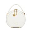New Disney Mickey Series PU Small Round Bag, One Shoulder Handbag Women's Sky Blue/Milk White BMK-71581L