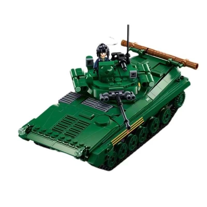 

738PCS Military BMP-2MS Tank Model Bricks Infantry Fighting Vehicle Weapon Building Blocks Educational Toys for Children NO BOX