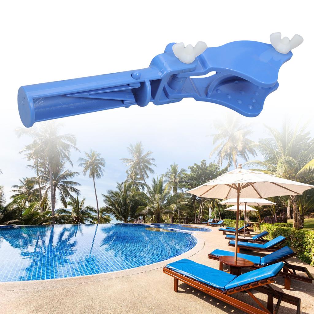 Fäste för pooltablett med V-klämma och skruv för rengöringstabletter för simbassäng Lämpligt för enkelt poolunderhåll