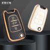 Fashion Tpu Car Folding Key Case Cover Fob For Hyundai I20 I30 Elantra Azera Veracruz Veloster Kia Rio K7 K5 Sportage Sorento