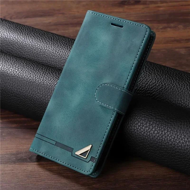 Leather Wallet Bag Phone Case For Samsung Galaxy S25 Ultra S24+ S23 FE S22 Plus 5G S24FE Coque Luxury Flip Cover Card Slot Etui