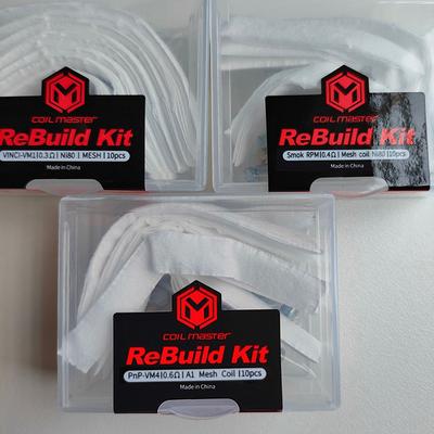 Diy Rebuild Kit For Vinci Rpm 0.3/0.4/0.6Ohm Mesh Coil Replacement Tool