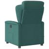 Vidaxl Foldable Massage Armchair, Dark Green, Fabric Upholstered