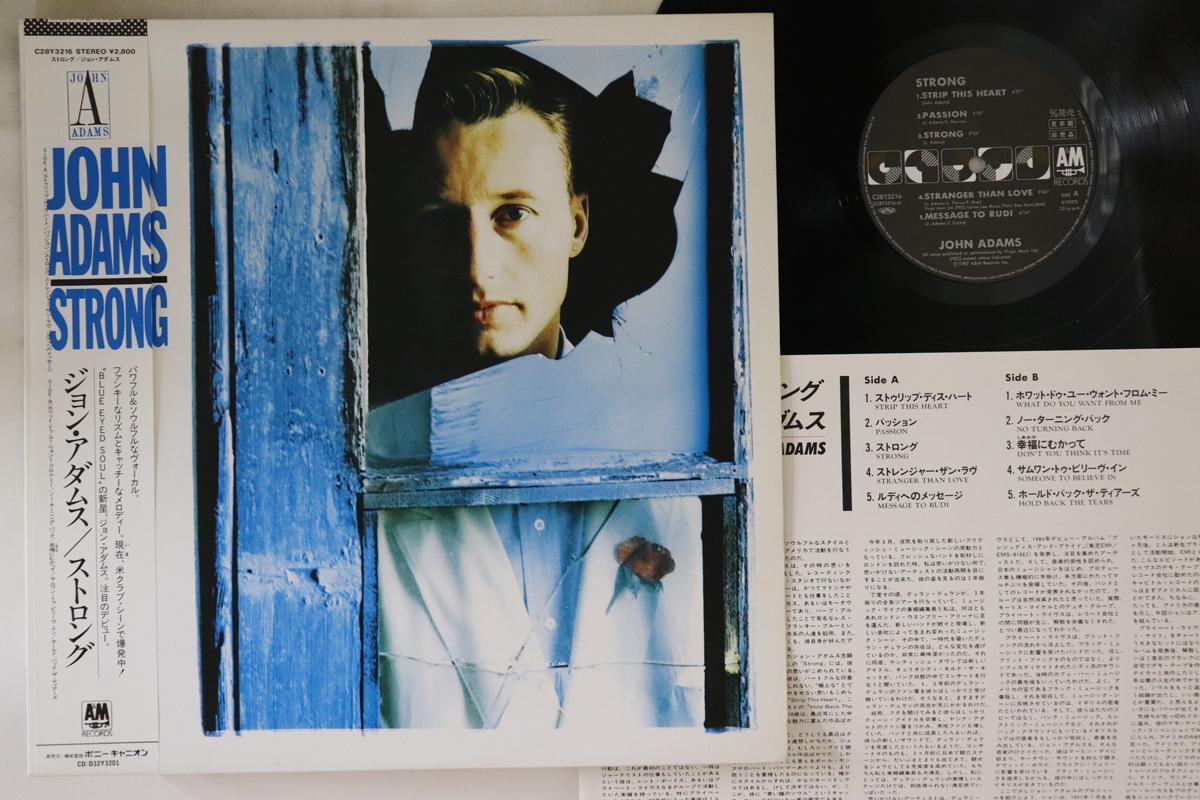 

LP Record JOHN ADAMS Strong C28Y3216PROMO AM 1987 Japan Obi Pop Used