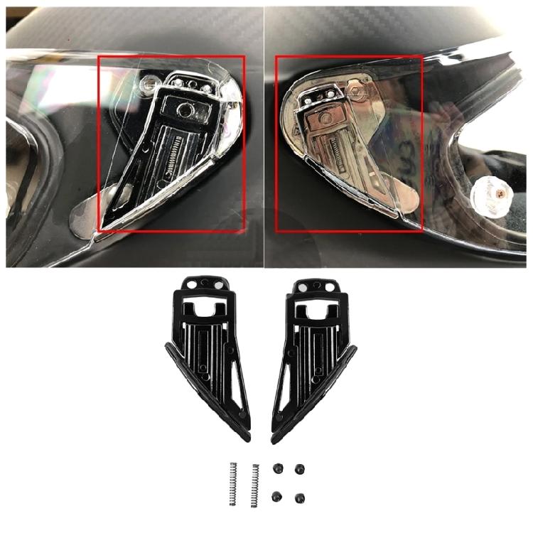 Helmets Accessory Replacement Motorcycle Helmets Side Plate Clip Shield Lock for PISTA Helmets Visor Clip Lenses Clip