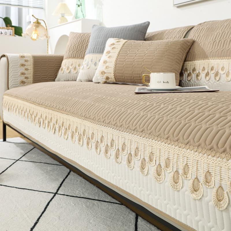 Chenier sofa cushion non-slip, anti-cat scratch and dirt-resistant sofa cover, back towel, seat cushion