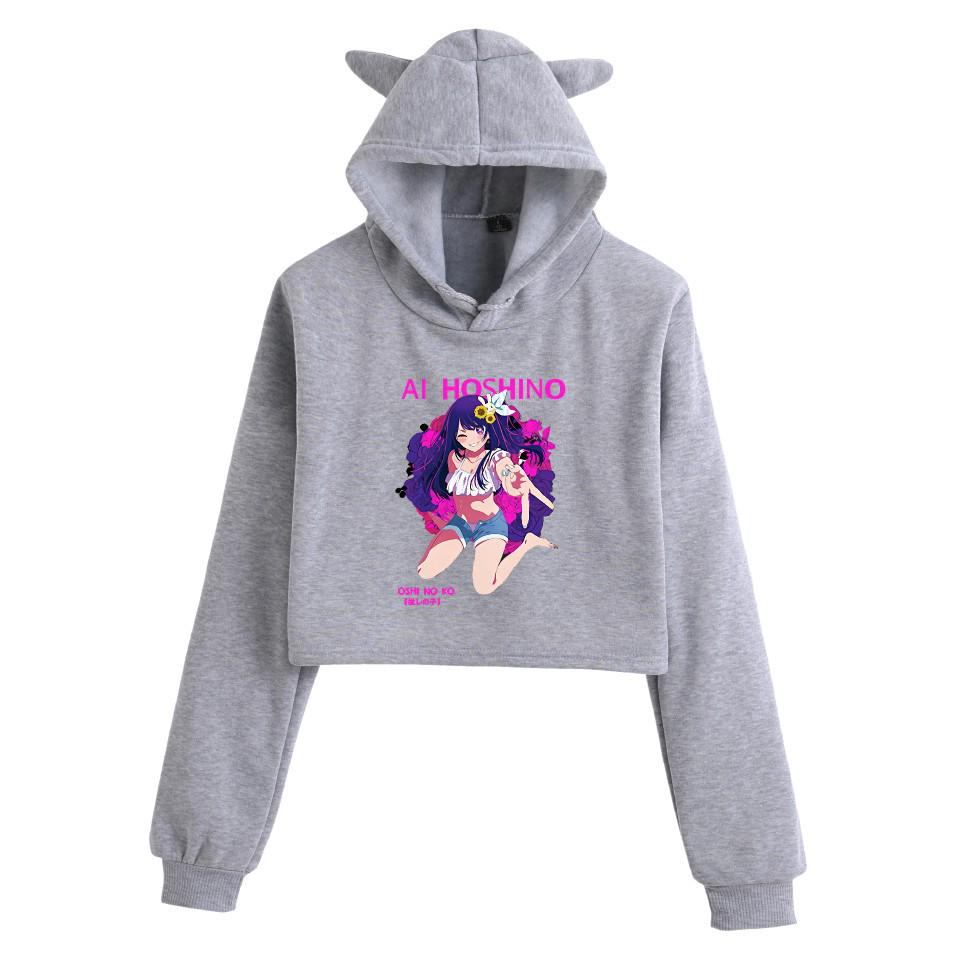 2023 Japanese Anime Oshi No Ko Starry Child Cat Ear Hoodie