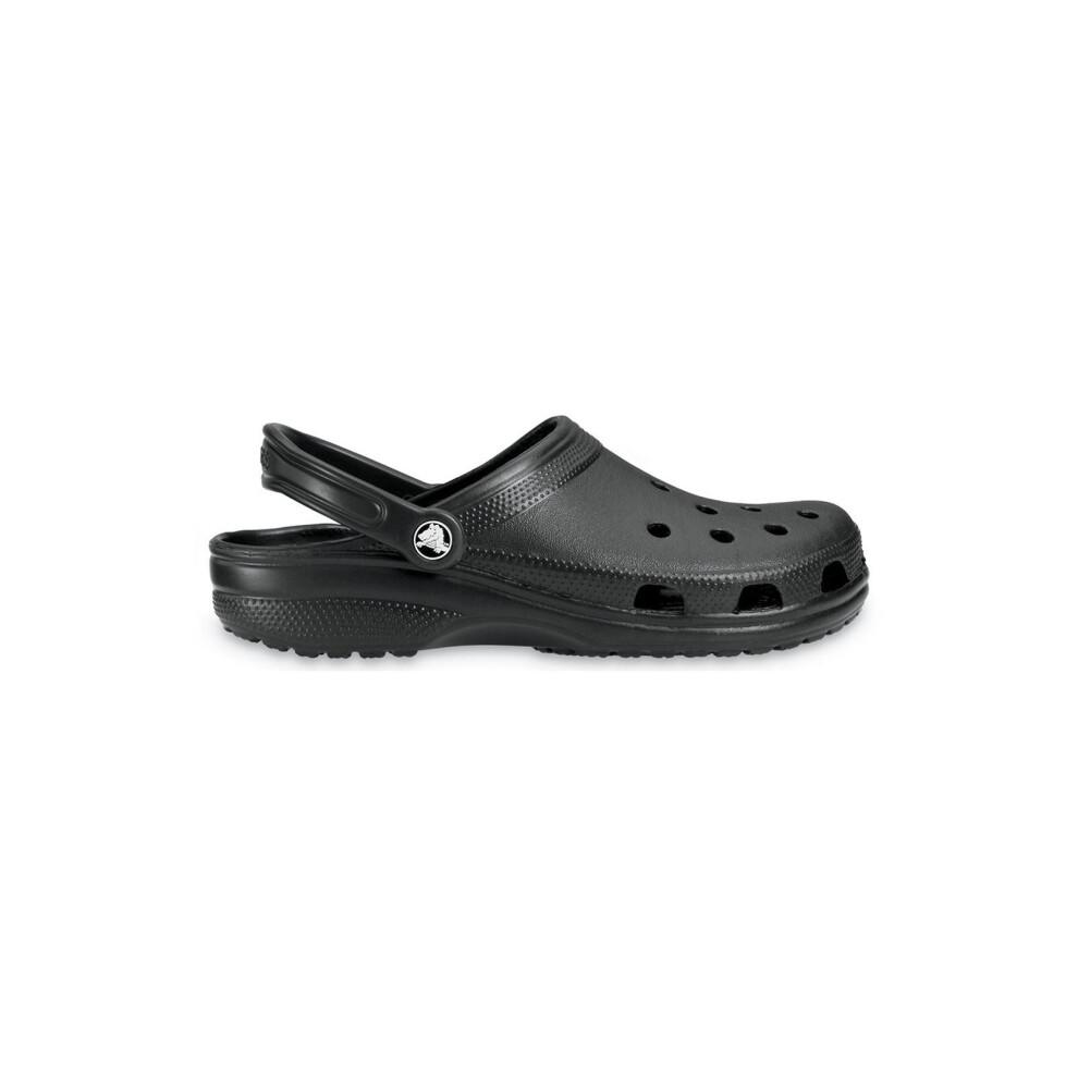 (11 UK, Black) Crocs Adults Unisex 10001 Classic Cushioned Clogs