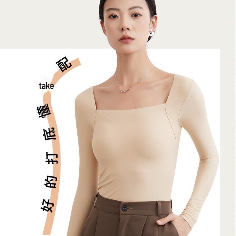 Women's 2024 Moisturizing & Lifting Thermal Seamless Top: Anti-Static, Autumn/Winter Base Layer