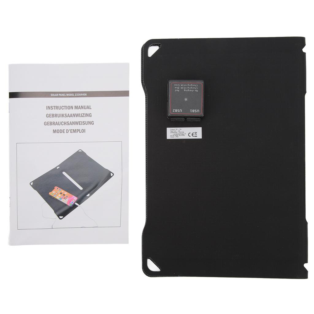 10W Solar Panels Charger 5V Camping Solar Panel Waterproof Folding Solar Charger for Camping