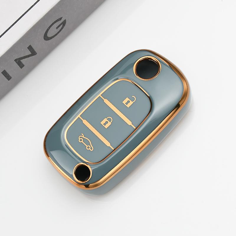 For Renault Fluence Clio Megane 2 for Mercedes For LADA Vesta Granta XRay Kalina Priora Sedan TPU Car Remote Key Case Cover Fob