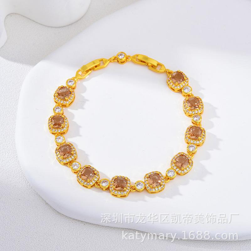 Different Environment Color-Changing Sultanite Bracelet Turkey Seven Colors Boehmite Bracelet