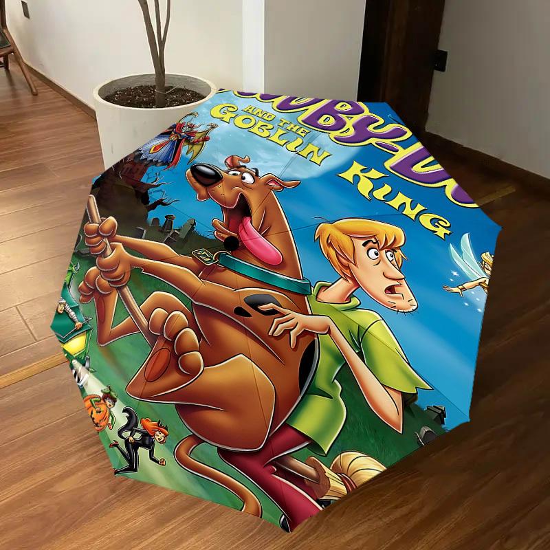1PC Scooby-Doo Goblin King Umbrella-8-Rib Reinforced, Automatic Open, Lightweight & Durable, Cute Fashion Accessory for Outdoor, D2640