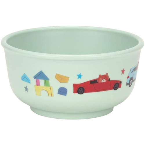 Skater Baby Bowl, Tomica and Tom Design, 230ml, Antibacterial Plastic, for Ages 5 Months and Up, XP23AG-A