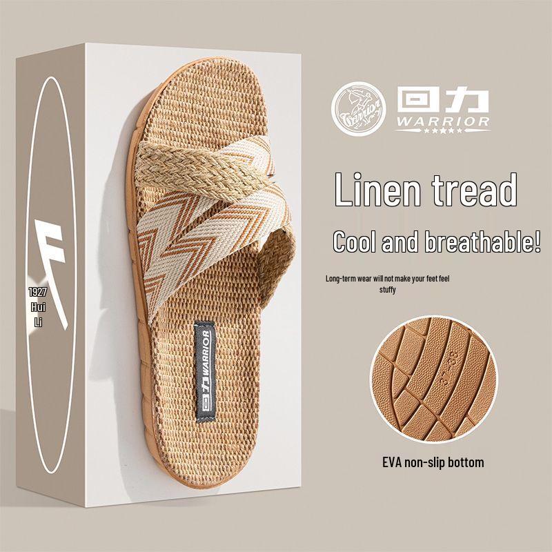 

Женские льняные домашние тапочки Warrior 39-40