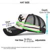 Kpop Fashion Streetwear Mesh Baseball Cap For Men Women High Quality Letter Embroidery Adjustable Washed Cotton Hip Hop Snap Hat