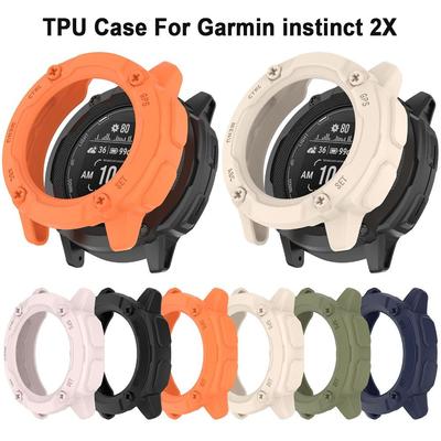 Frame Edge Shell TPU Screen Protector Nové ochranné pouzdro pro Garmin Instinct 2X