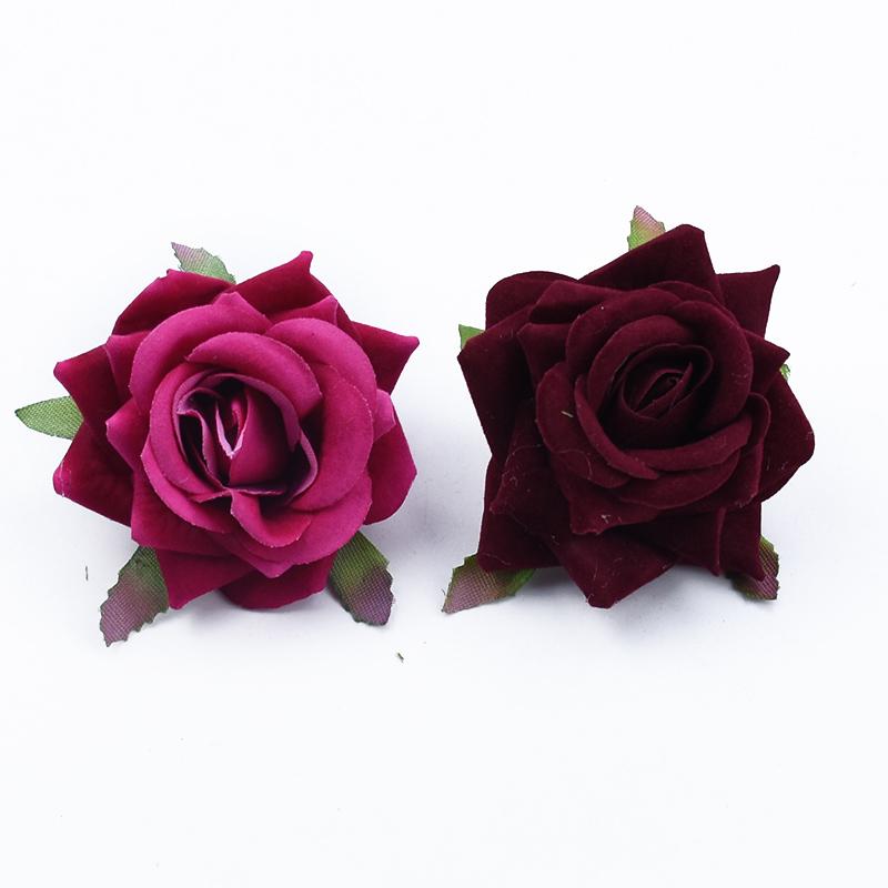 100 pieces Wholesale cheap roses wedding decorative flowers wall home decoration accessories Artificial flowers a cap gifts box