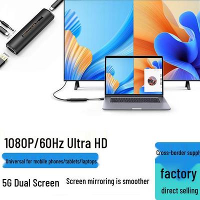 Appareil de mise en miroir d'écran sans fil 5G: Émetteur et récepteur HDMI sans fil HD pour téléphone, ordinateur et TV