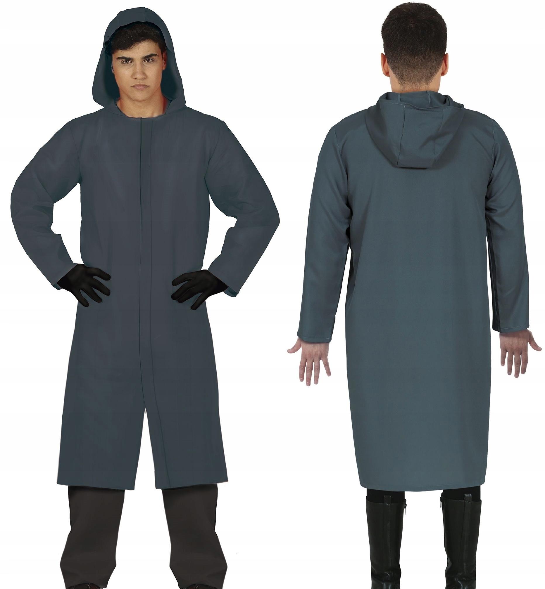 Costume Vêtement Manteau Gris Jeu Dangereux Chef Leader Joueur Carnaval, M