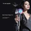 High-Speed Hair Dryer with Blue Light - Salon Quality for Home, Dorm, or Hotel