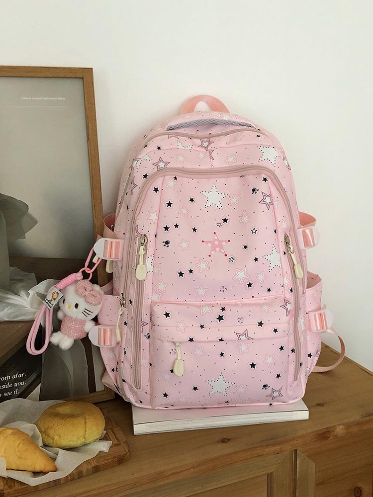 

2025 Легкий рюкзак большой вместимости для девочек средней/старшей школы - Модный и прочный Without charms