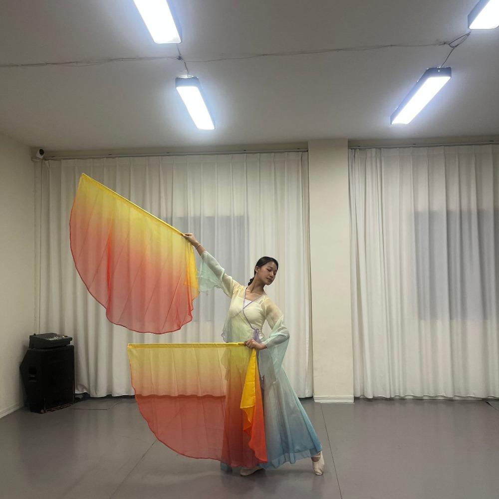 

Multicolor Belly Dance Accessories Props Scalable Rods Dance Props Semi-circular Flags Dance Party Color 4