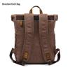 Retro Washable Canvas Backpack: Large Capacity Convertible for Laptop, Casual Travel, and Outdoor Adventures