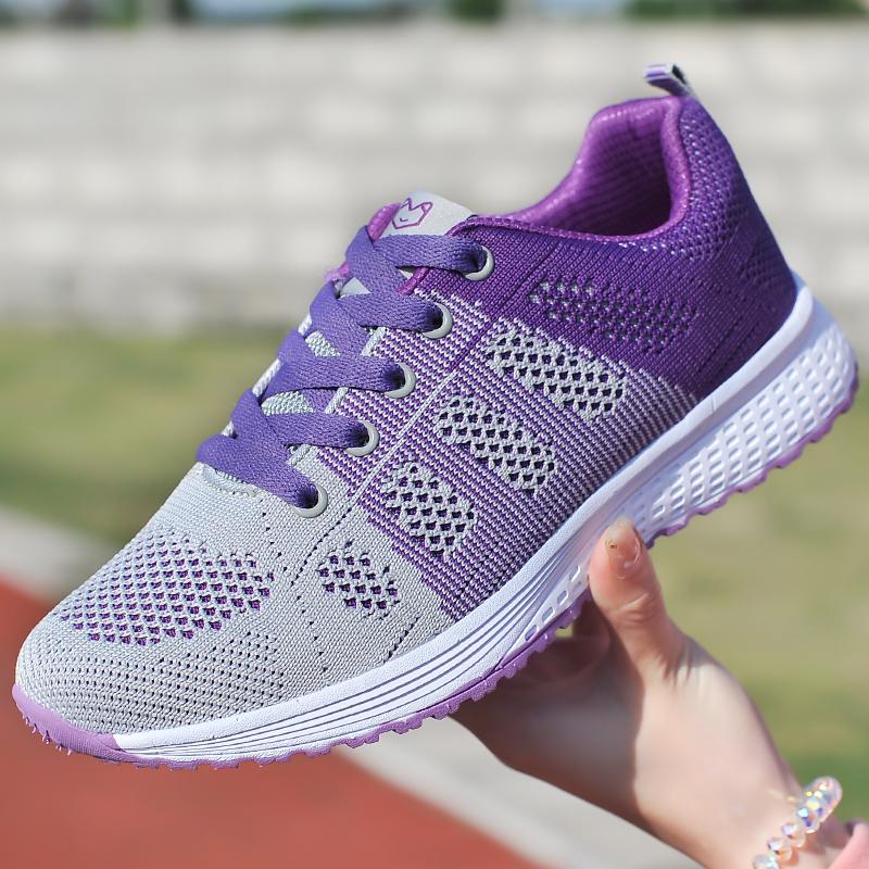 Autumn sports shoes running shoes mesh breathable lightweight travel shoes student soft-soled casual shoes