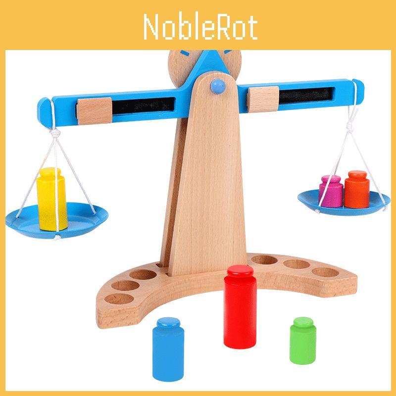 Wooden Balance Scale Toy For Children Educational Science Experiment Kids Learning Gift
